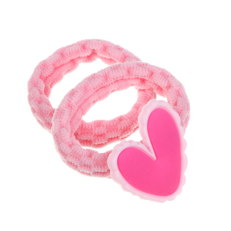 ЮНИLOOK Набор детских резинок для волос 2 шт и заколка 1 шт, d4см, 5см, металл, ПЭ, ТПР, 6 дизайнов