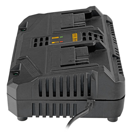 Устройство зарядное для аккумуляторов двухпортовое BCH-20-4.0x2, Li-Ion, 20 В, 4.0 А Denzel