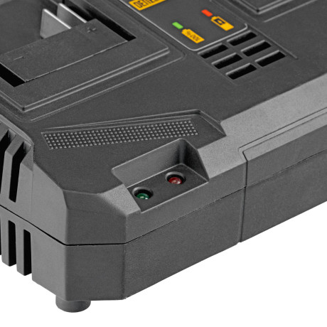 Устройство зарядное для аккумуляторов двухпортовое BCH-20-4.0x2, Li-Ion, 20 В, 4.0 А Denzel