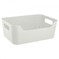 Корзинка универсальная "SCANDI", 340х240х140 мм, 10л светло-серый 433222730 Бытпласт