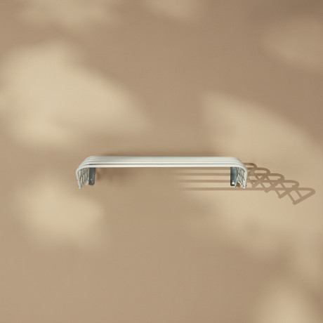 VETTA Сушилка для белья настенная раздвижная, окрашенная сталь, 100см