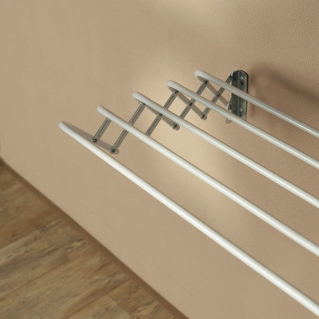 VETTA Сушилка для белья настенная раздвижная, окрашенная сталь, 100см