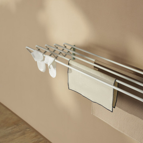 VETTA Сушилка для белья настенная раздвижная, окрашенная сталь, 100см