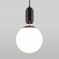 EUROSVET св-к подвесной E27 1x60W 180х1200 металл черный/белый Bubble 50197/1 a050248