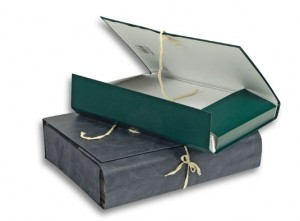 Папка архивная бумвинил 03см 4 завязки 1010