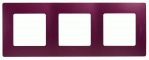 IEK ETIKA рамка СУ 3 мест. сливовый 672563