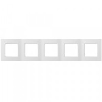 Bylectrica Мастер Рамка 5 мест. белый (ABS пластик) ЮЛИГ.735212.375