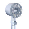 RAIN Лейка для душа, 5 режимов, с фильтром, кнопка-стоп, 80мм, светло-синий
