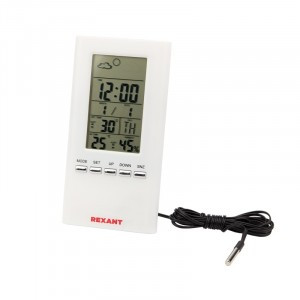 Метеостанция комнатно-уличная S3331SC, проводной датчик REXANT 70-0513