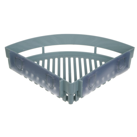 VETTA Classic Полка настенная угловая (большая), пластик, 35x25x7 см, оливковый