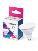 Космос MR16 GU5.3 220V 12W (1070lm) 3000K 2K матов. 55x50 LkecLED12wJCDRC30