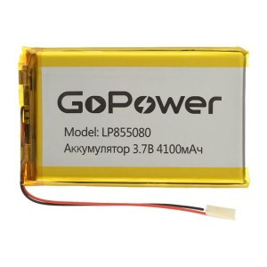 Ак-р Li-Pol GoPower LP855080 3.7V 4100mAh