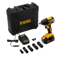 Гайковерт ударный аккумуляторный бесщет CIW-IB-300, Li-ion, 18В, 300Нм Denzel