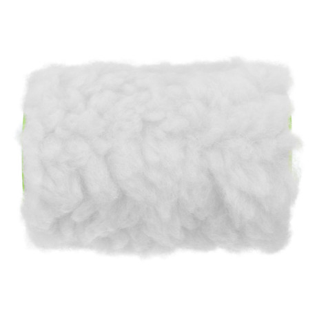 Валик сменный с натуральным мехом, 100 мм, ворс 12 мм, D 48 мм, D ручки 6 мм, Сибртех