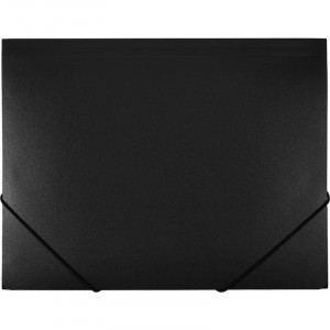 Папка на резинках Attache F315/06 черная 801170