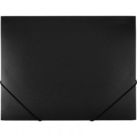 Папка на резинках Attache F315/06 черная 801170