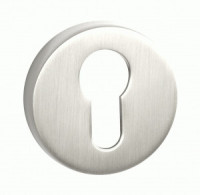 Накладка на цилиндр круг. РЕНЦ, никель супер матовый INET 06 MSN