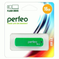 Флеш-диск USB 16Gb Perfeo Green C05 PF-C05G016
