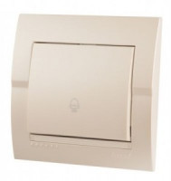 Lezard DERIY Кнопка звонка, 16А перламутр