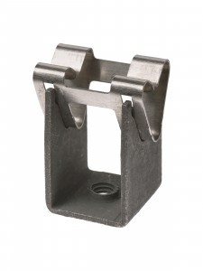 TDM Держатель для гор.и верт.поверхностей,стал.фикс.для прута 8мм, высота 35мм,гор.цинк. SQ2402-3220