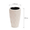 Кашпо ФЛЭЙМ 5/24 л со вставкой Светло-Бежевый БШ8886 х2