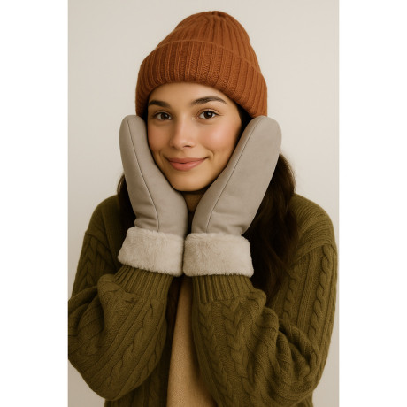 GALANTE Рукавицы женские на подкладке, р.18-20, 100% полиэстер, цвета в ас-те, ОЗ25-17