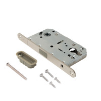 Замок врез МАГНИТНЫЙ 5300-MC-NIS (матовый никель) CODE DECO (межос -85мм)  \1 (40)