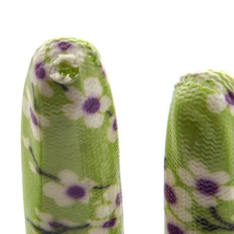 Перчатки садовые из полиэстера с нитрильным обливом, MIX цветов, M Palisad