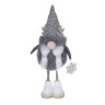 СНОУ БУМ Сувенир Гном 5x6x18 см, полиэстер, серый, 2 вида
