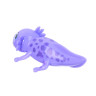 ИГРОЛЕНД Игрушка антистресс липкие лапки "Аксолотли", TPR, пластик, 17х3х14см, 5 дизайнов