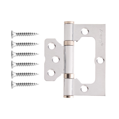 Петля AVERS 75х63-B2-CR БЕЗ врезки 2подшипника (хром)  \2 (12/96)