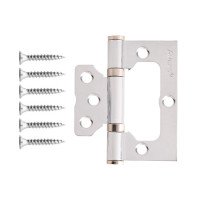 Петля AVERS 75х63-B2-CR БЕЗ врезки 2подшипника (хром)  \2 (12/96)