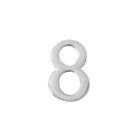 Цифра дверная "8" хром Apecs  \100 (500)