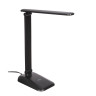 FORZA Светильник переносной настольный, 7 Вт, 350 Лм, 4000K, 220В, кабель 1 м, черный, пластик