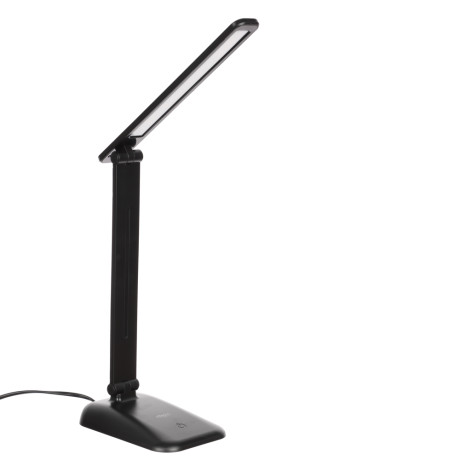 FORZA Светильник переносной настольный, 7 Вт, 350 Лм, 4000K, 220В, кабель 1 м, черный, пластик