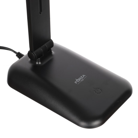 FORZA Светильник переносной настольный, 7 Вт, 350 Лм, 4000K, 220В, кабель 1 м, черный, пластик