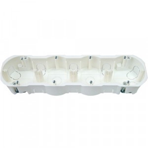 Bylectrica кор. уст. 4-х мест. с винтами для полых стен СУ 287х76х45,5мм К-224 исп.1