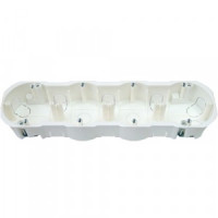 Bylectrica кор. уст. 4-х мест. с винтами для полых стен СУ 287х76х45,5мм К-224 исп.1