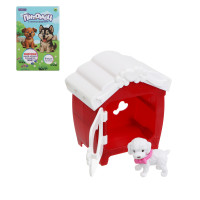 ИГРОЛЕНД Питомец с акс. &quot;Дружок в будке&quot; ABS, PP, 8х5х12 см, 6 диз.