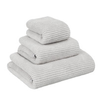 PROVANCE Basic Комплект полотенец, 3шт, 30х50, 50х80, 70х120, 95% пэ, 5% полиамид, 280гр/м, серый