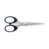 Ножницы Attache 169 мм с пластиковыми эллиптическими ручками, цвет черный 47587