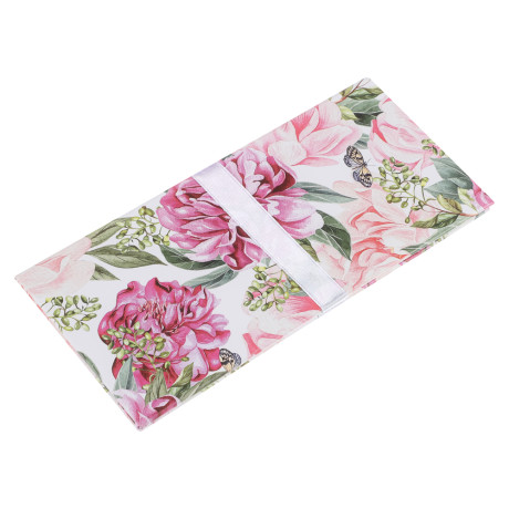 Конверт подарочный ДЛЯ ДЕНЕГ - ПИОН, с бантом, 172х83