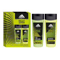 Подарочный набор мужской RELAX ACTION:Гель для душа 250мл + шампунь 250мл