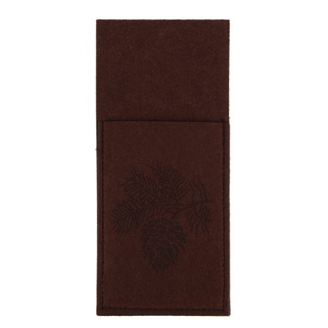 PROVANCE Фелиз Подставка фетровая под столовые приборы, 2шт в комплекте, 100% полиэстер, натуральный