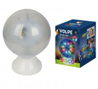 Светильник-проектор настольный Volpe Disco 3D ULI-Q307 d=15см, реж. авто, RGB 220V