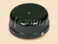 МЕЗОНИНЪ коробка распред. фарфор (керамика) D80х33мм черный IP20 GE70235-05