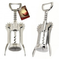 Штопор с ручками Дейли (кратность 6шт!!!), металл, хром Z13-54 Мультидом