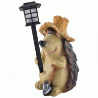 Фигурка садовая "Ежик с фонарем" h=43см 169416 Park