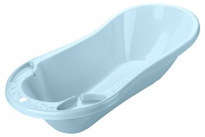 Ванна детская с клапаном для слива, 1000x490x305мм, 46л светло-голубой Бытпласт