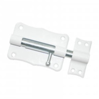 Кунгур ЗТ2-85 полимер.белый фигурный Шпингалет (30,10!!!)